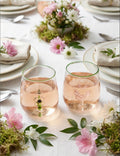 Conjunto 2 Copos Flor/Borboleta