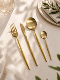 Faqueiro 16 Peças Dourado