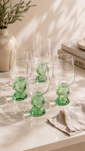 Conjunto 6 Taças Esfera Verde
