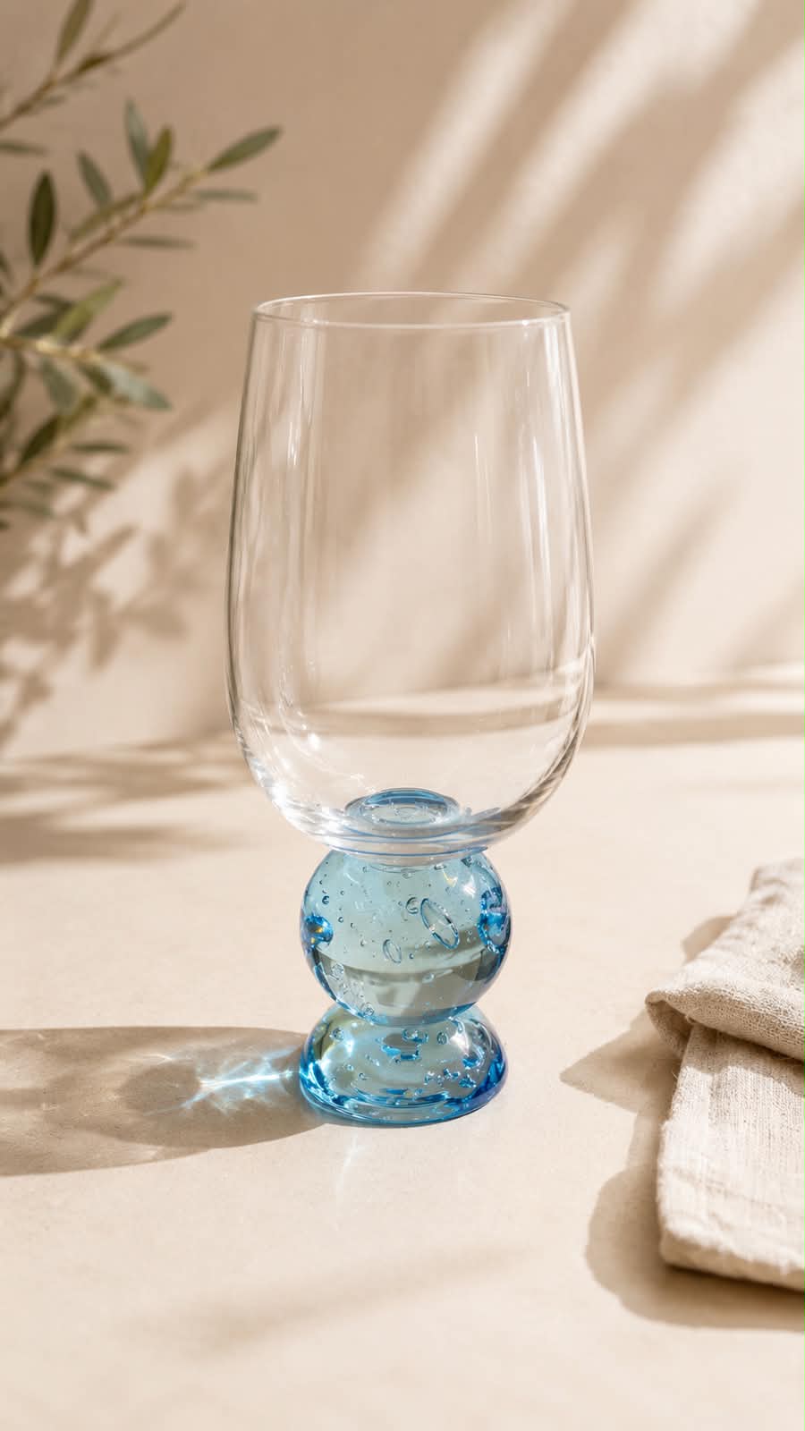 Conjunto 6 Taças Esfera Azul