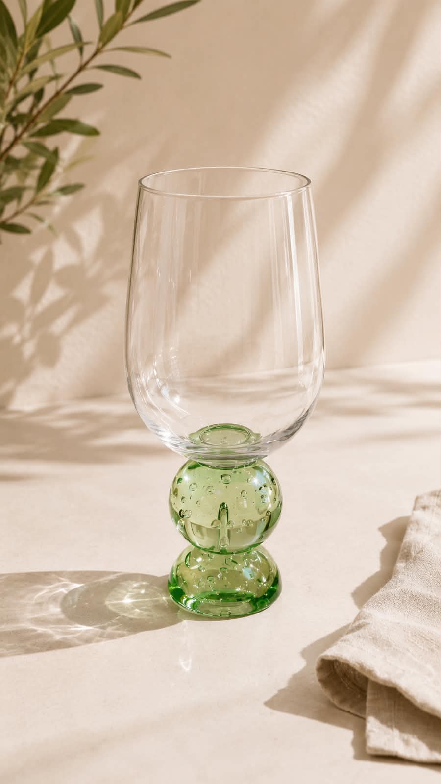 Conjunto 6 Taças Esfera Verde