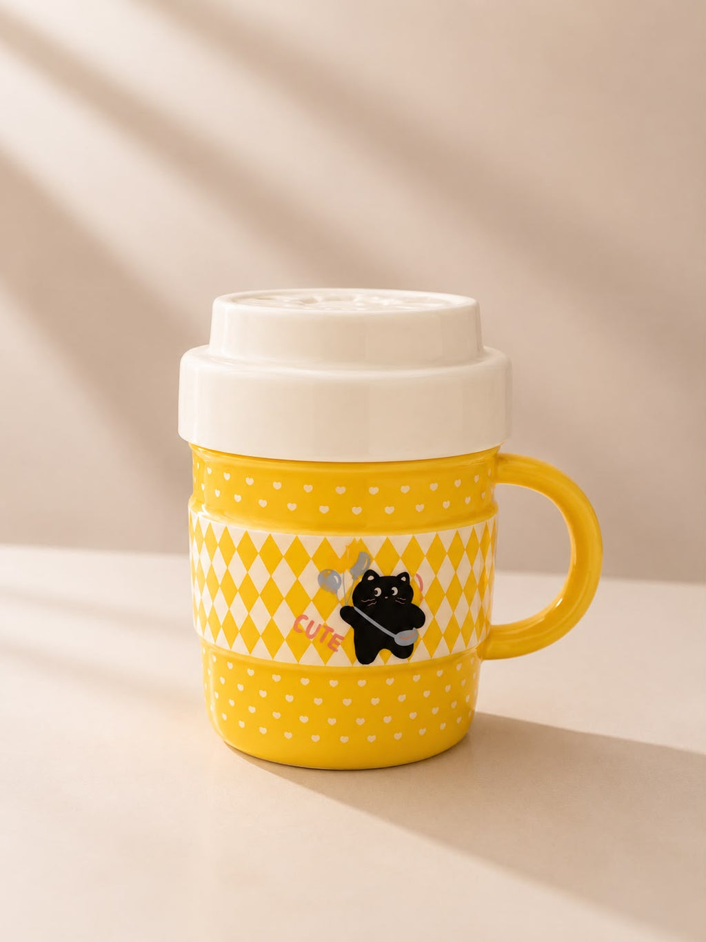 Caneca de Cerâmica Gatinho