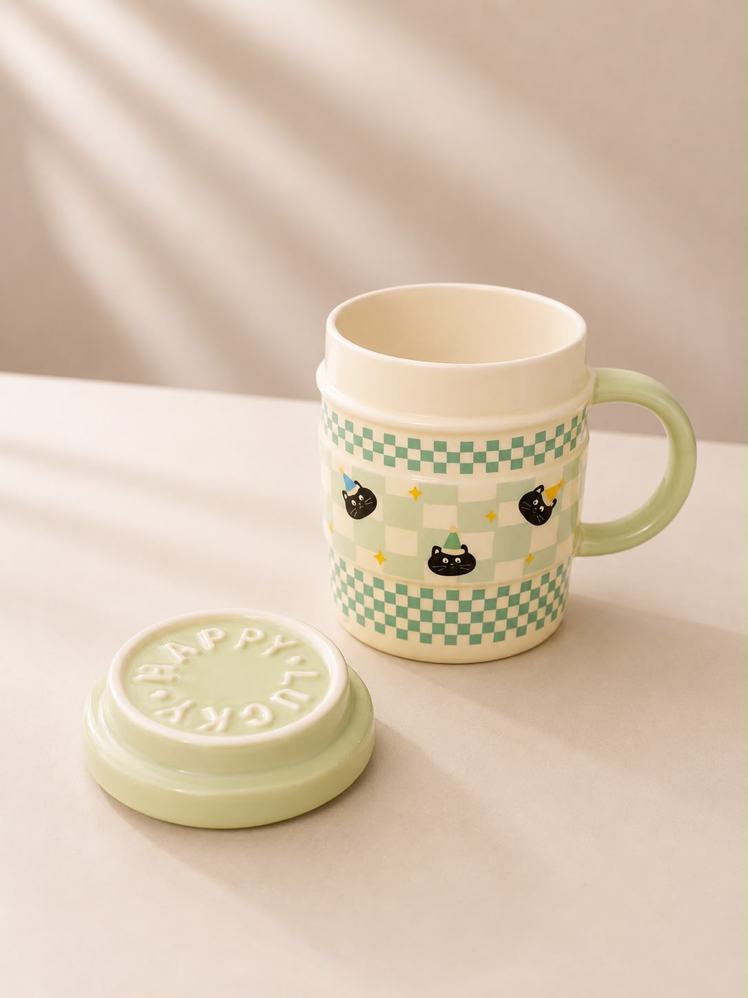 Caneca de Cerâmica Gatinho