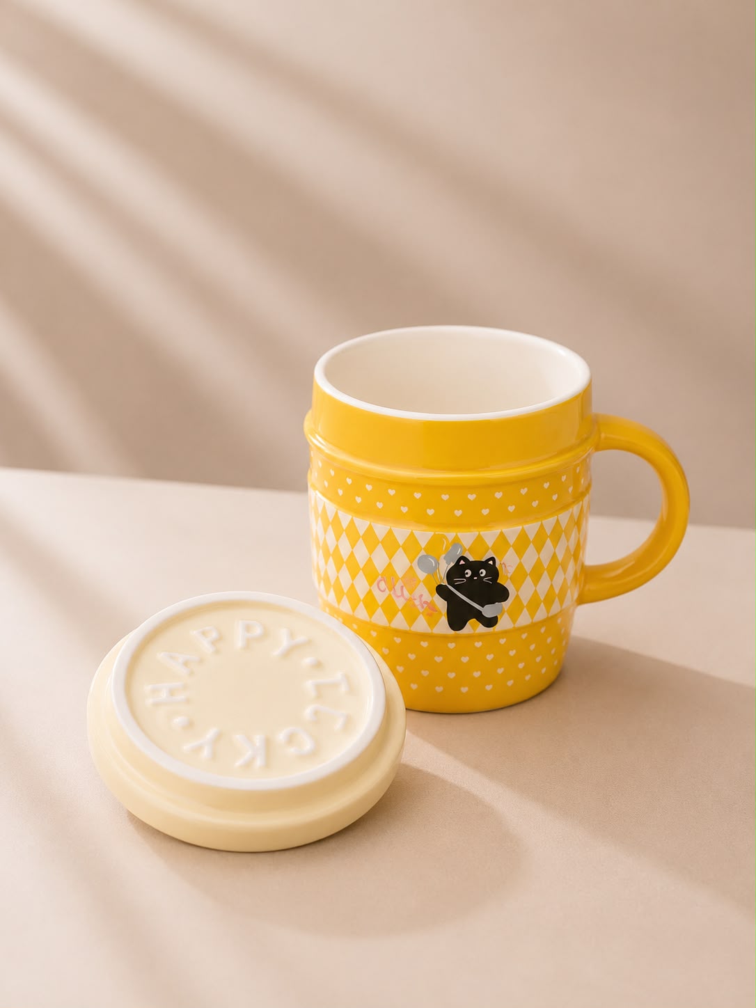 Caneca de Cerâmica Gatinho