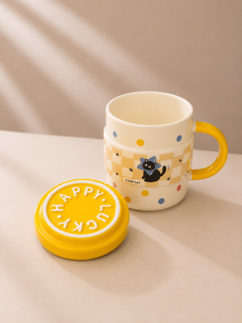 Caneca de Cerâmica Gatinho